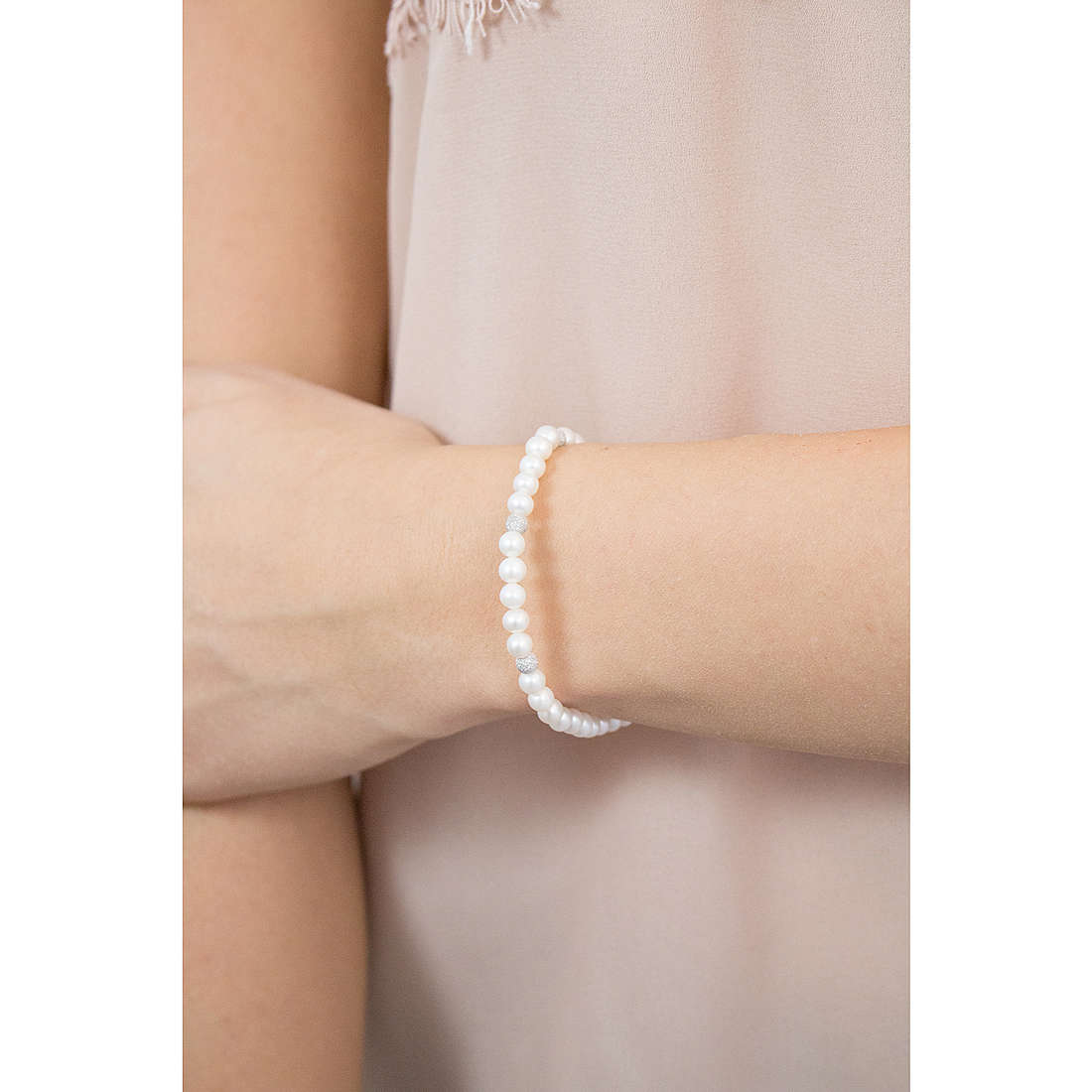 bracciale donna gioielli Comete Perla brq 193 b