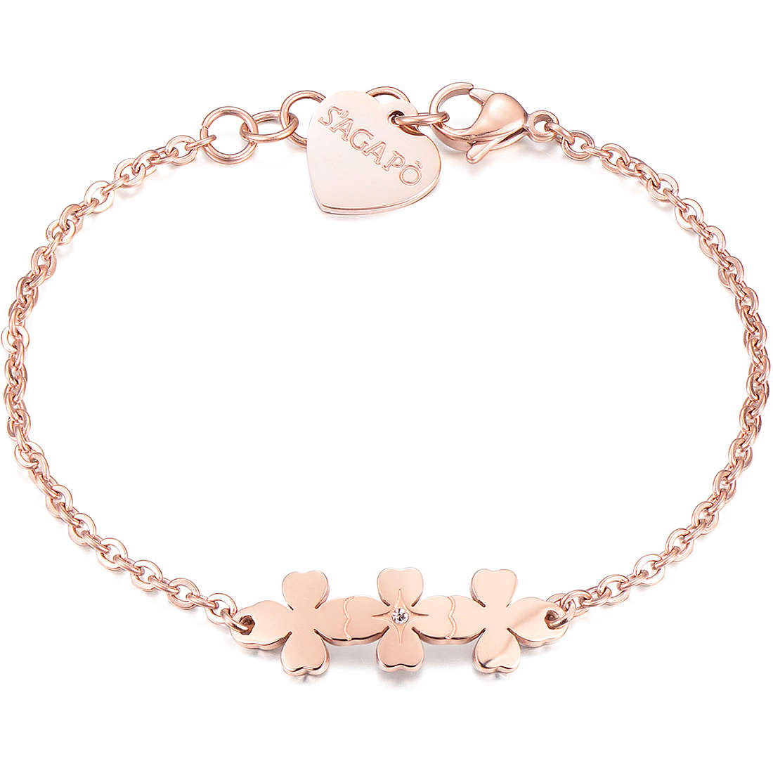 bracciale donna gioielli Sagapò Trio sri18