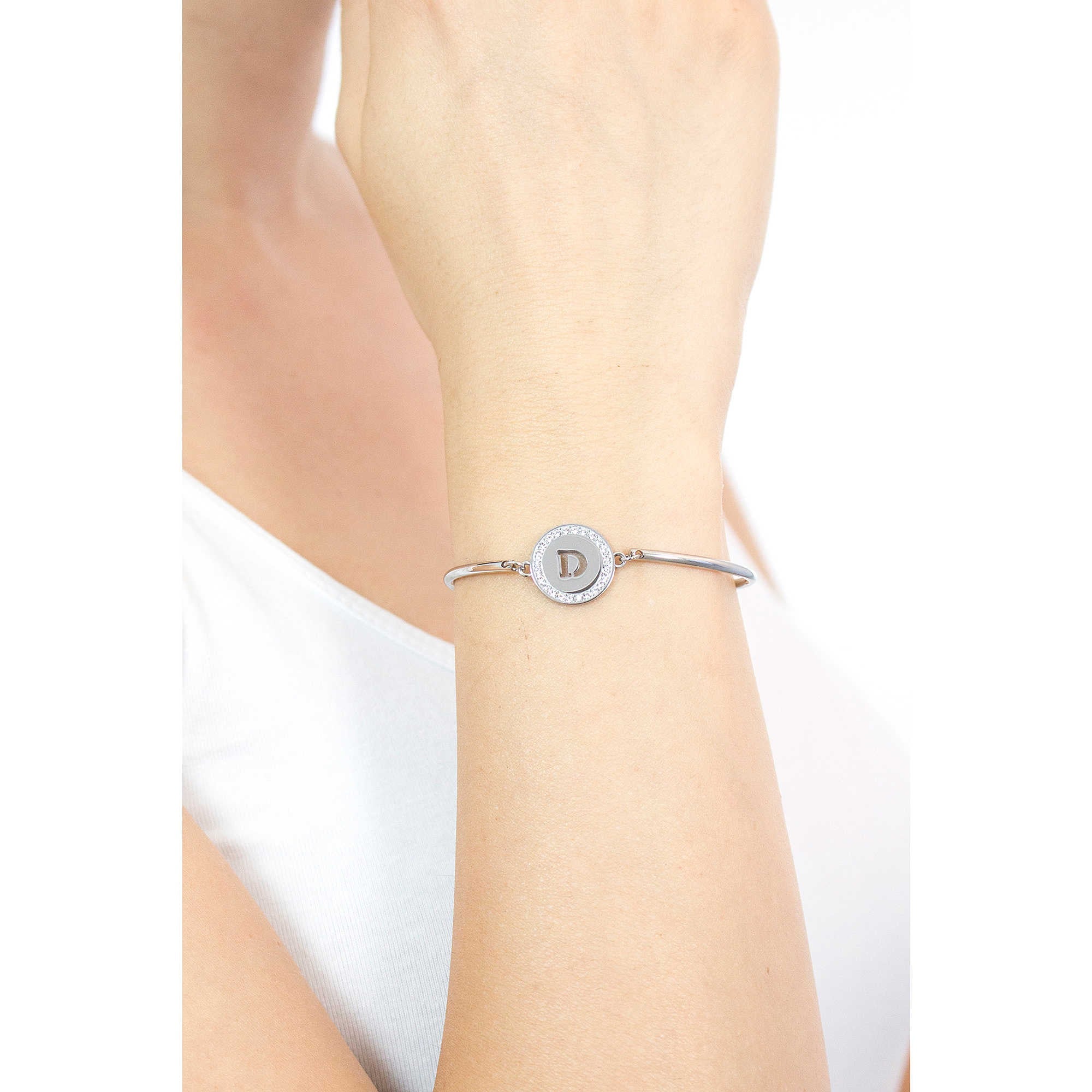 Bracciale donna gioielli Brosway Chakra bhk127 lettera D