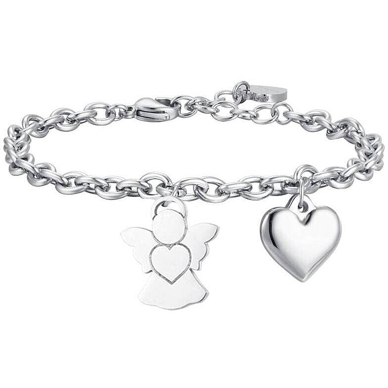 Bracciale donna Luca Barra bk2486 con ciondolo angelo