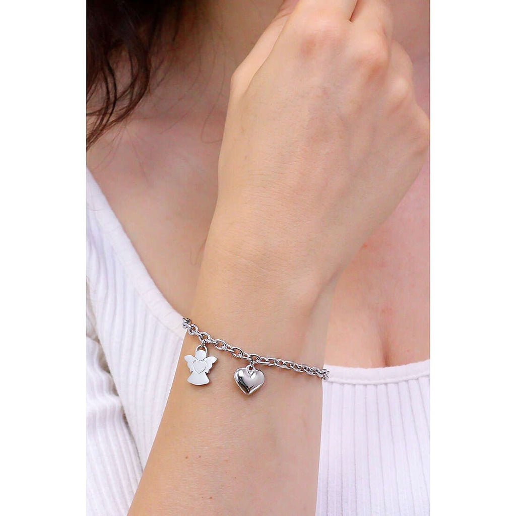 Bracciale donna Luca Barra bk2486 con ciondolo angelo