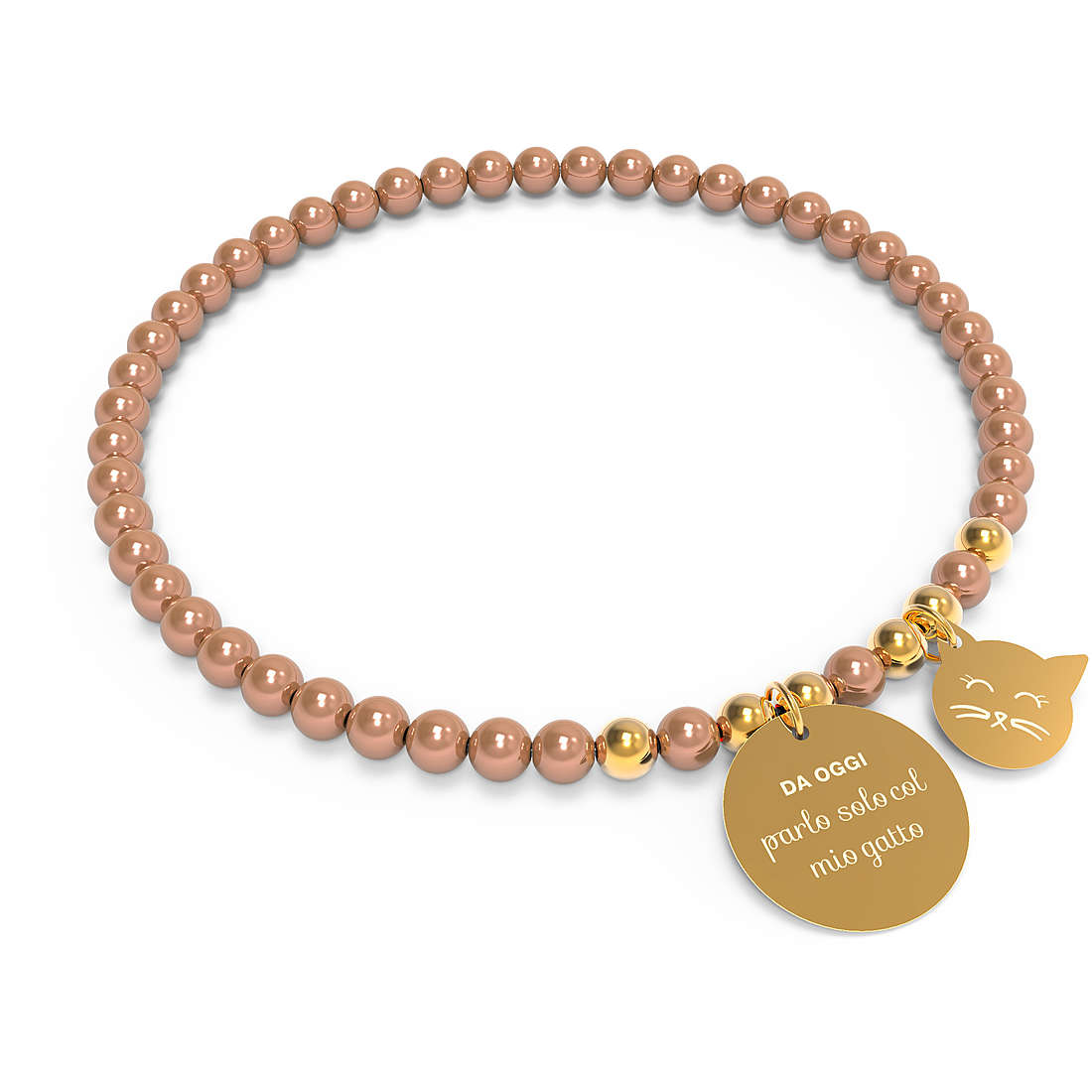 bracciale donna gioiello 10 Buoni Propositi Bon Bon b5107go/pe