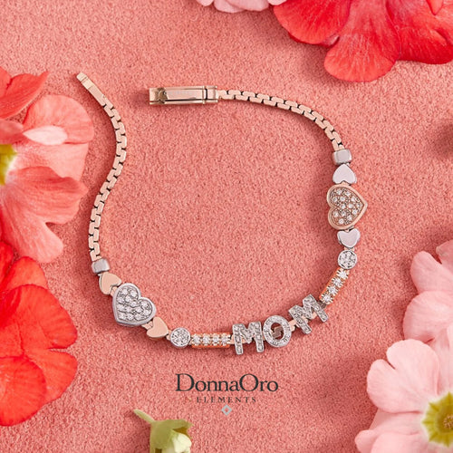 Bracciale base Elements in argento rodiato EBF11262