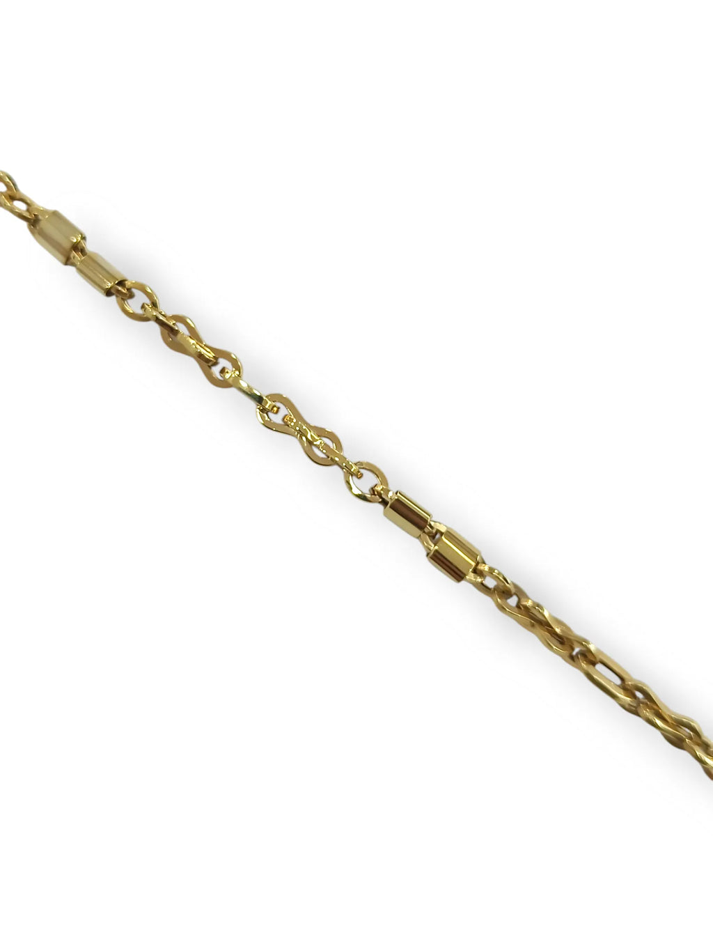 Bracciale uomo in oro giallo 9 carati stile moderno