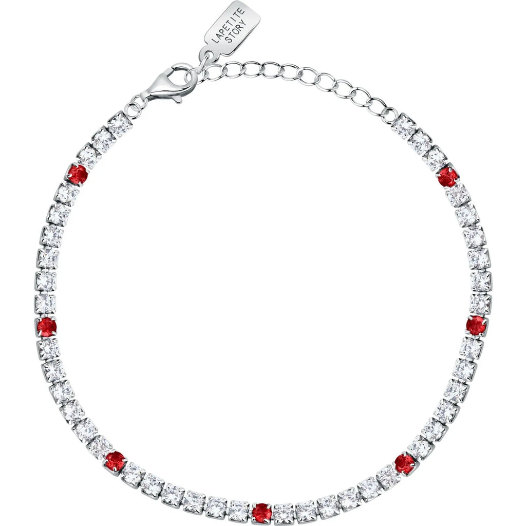 Bracciale tennis argento La petite story donna lps05awv37