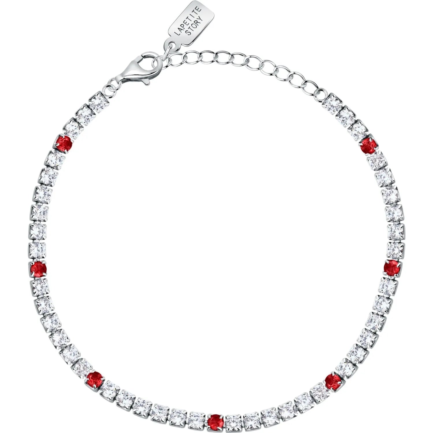 Bracciale tennis argento La petite story donna lps05awv37