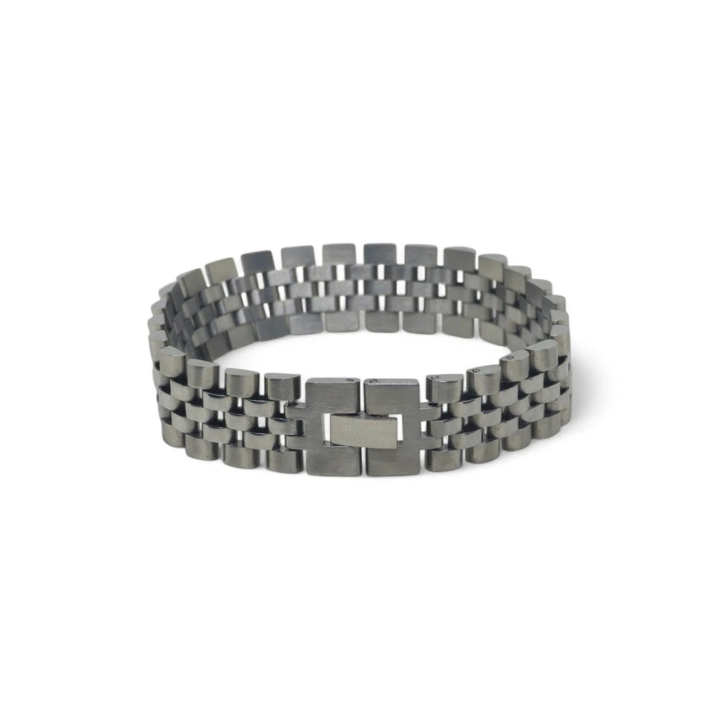 Bracciale uomo maglia in acciaio cinturino President e Jubilee