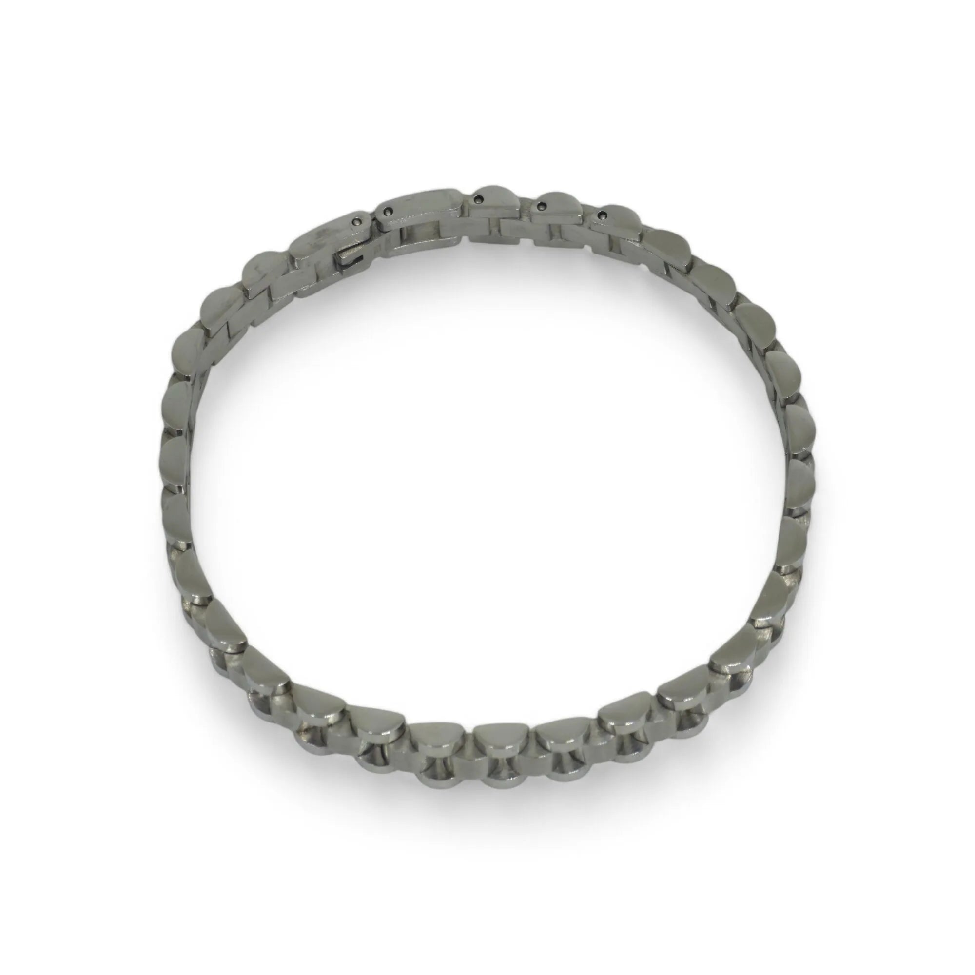 Bracciale uomo maglia in acciaio cinturino President e Jubilee