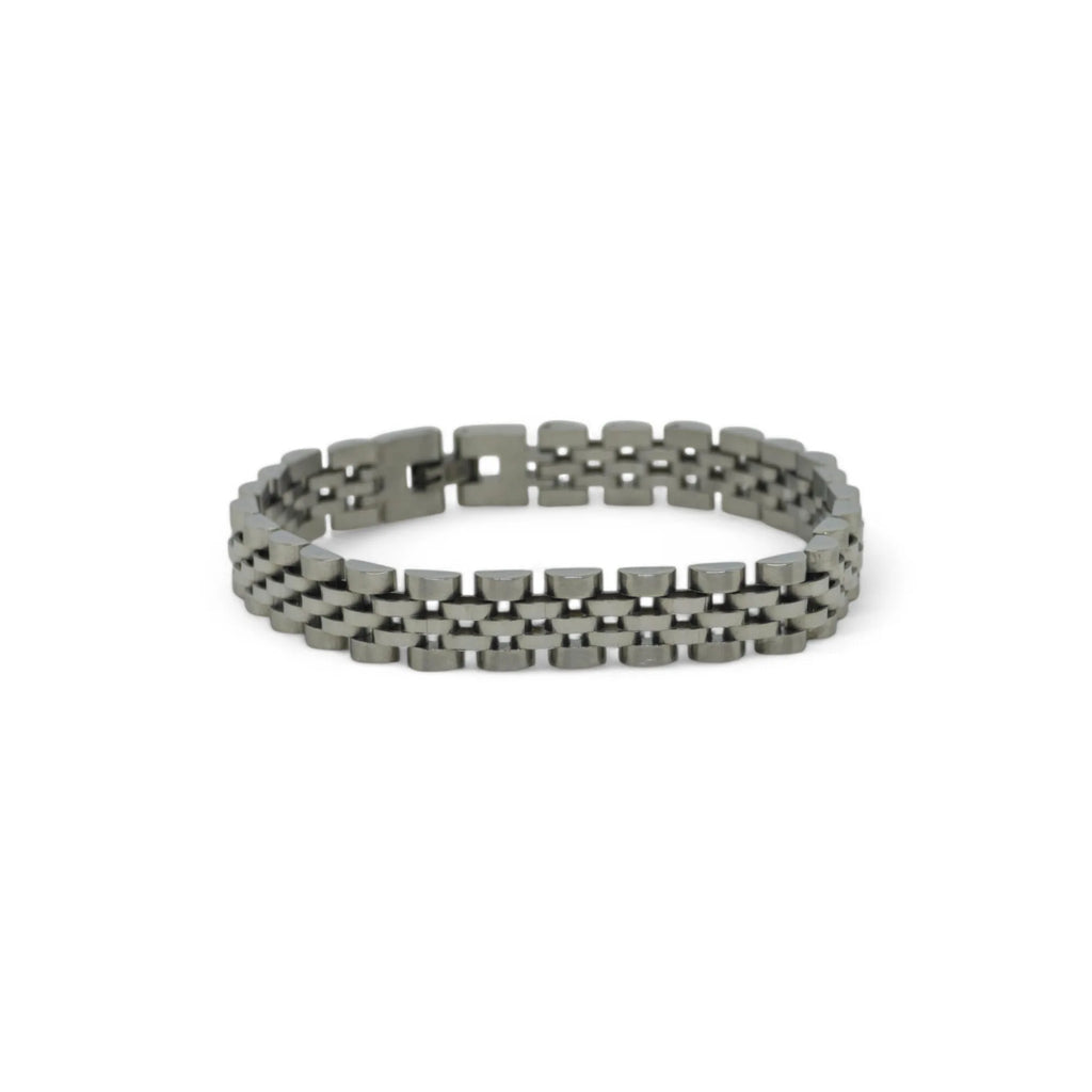 Bracciale uomo maglia in acciaio cinturino President e Jubilee
