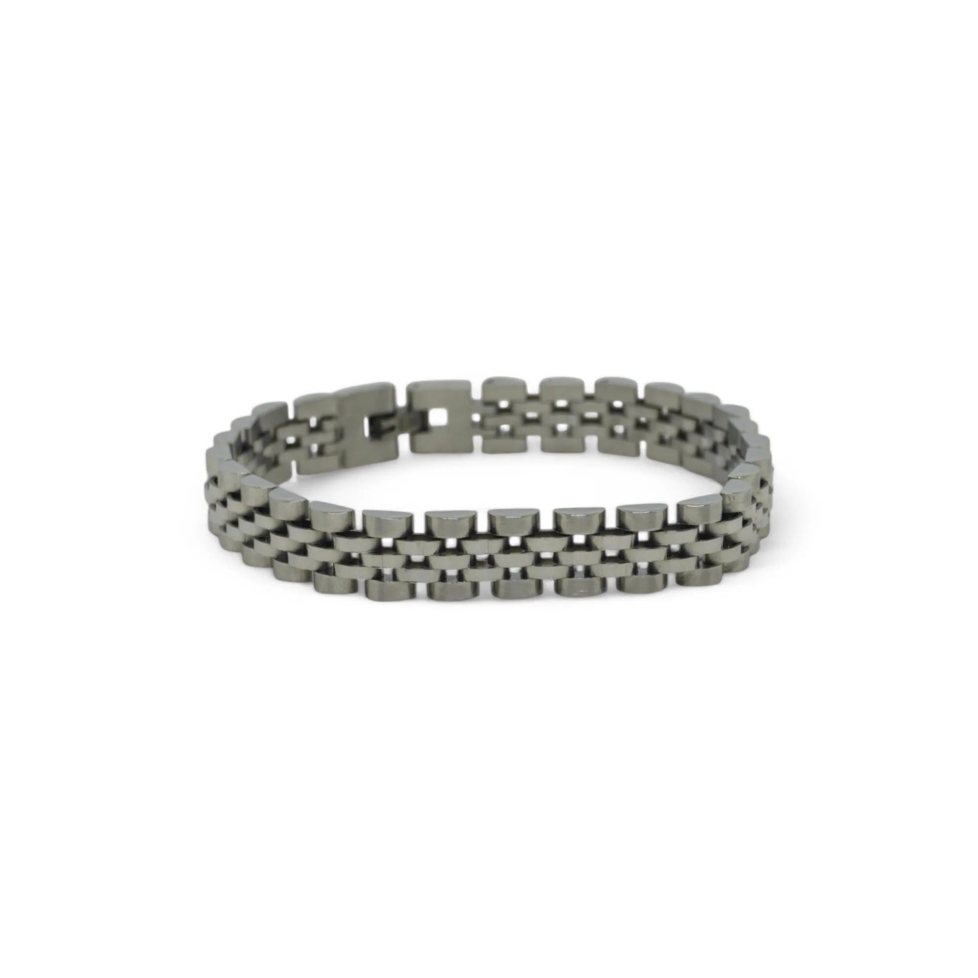 Bracciale uomo maglia in acciaio cinturino President e Jubilee