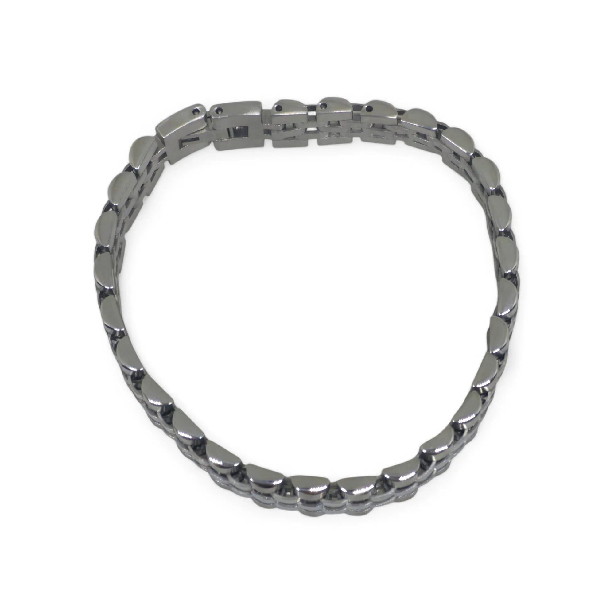 Bracciale uomo maglia in acciaio cinturino President e Jubilee