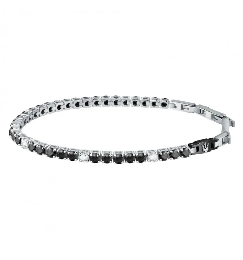 Bracciale tennis uomo gioielli Maserati jm222avc05