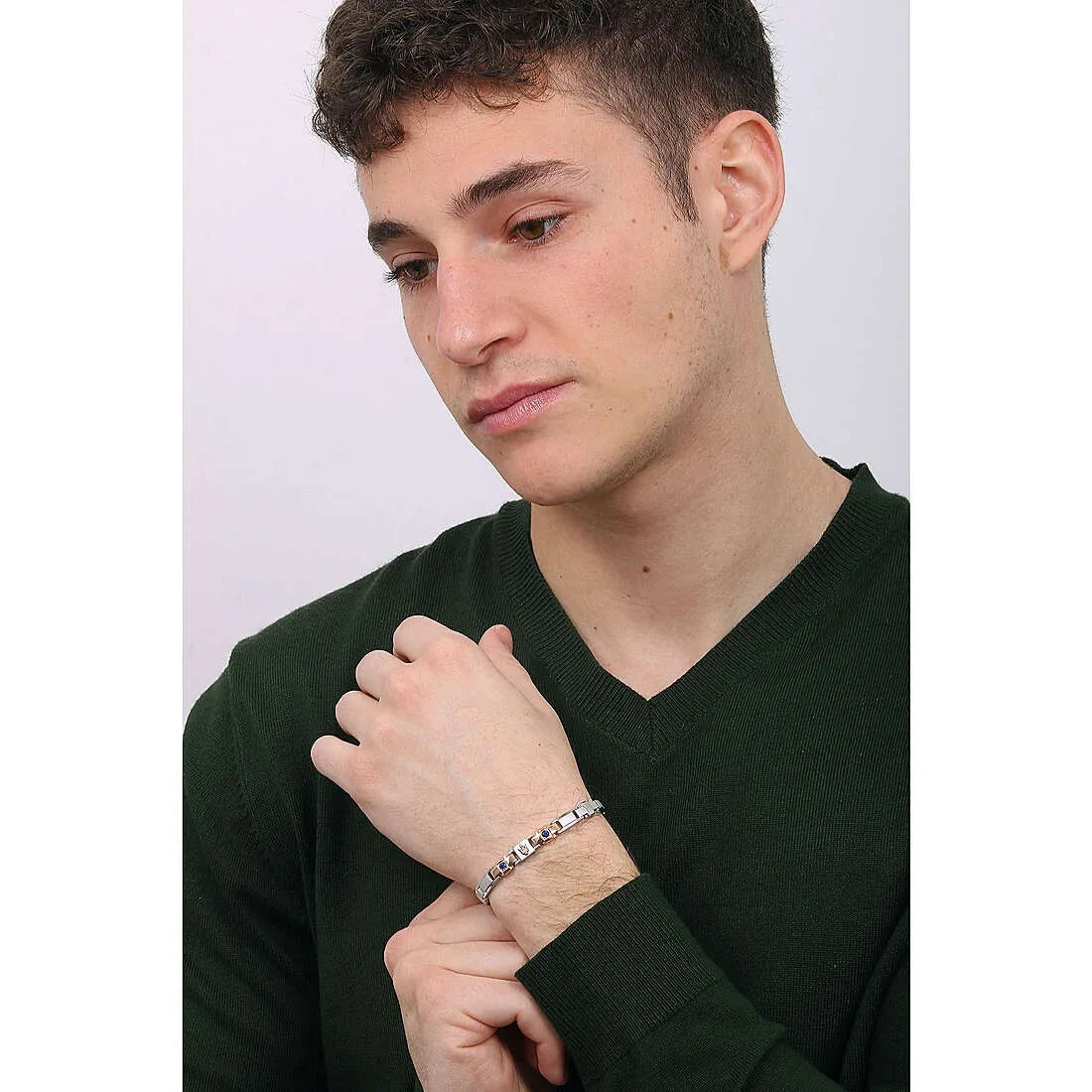 Bracciale uomo gioielli Maserati Sapphire jm224axo01