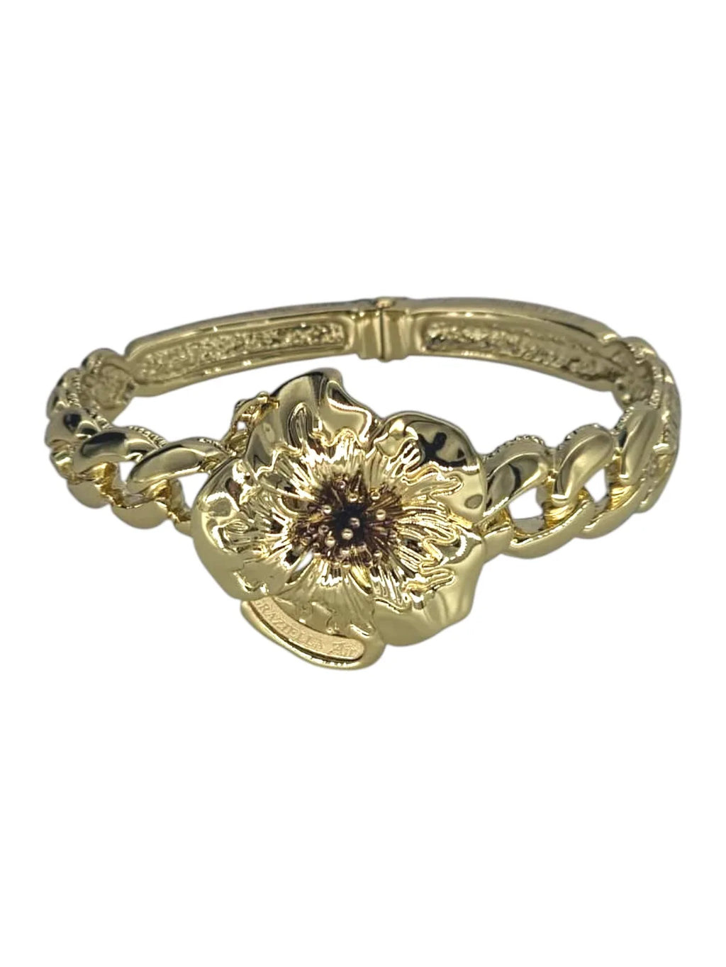 Set fiore piccolo in oro giallo 18 carati