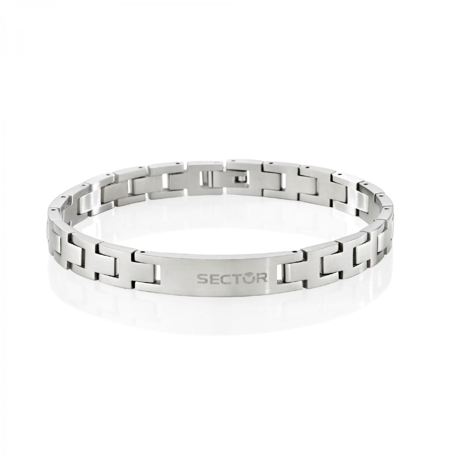 Bracciale uomo acciaio Sector con scritta szs13