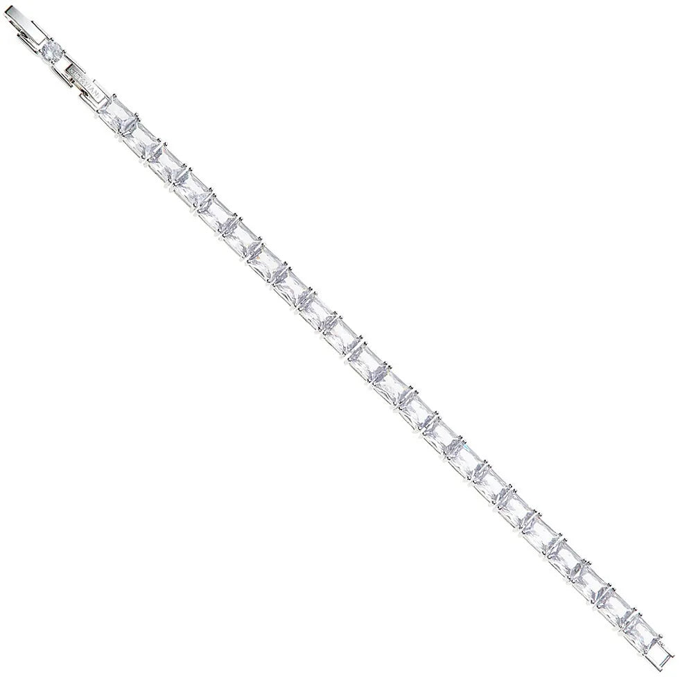 Bracciale da donna tennis Argento Ottaviani Elegance 501162B