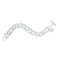 Bracciale unoaerre donna in bronzo argentato bianco 0045