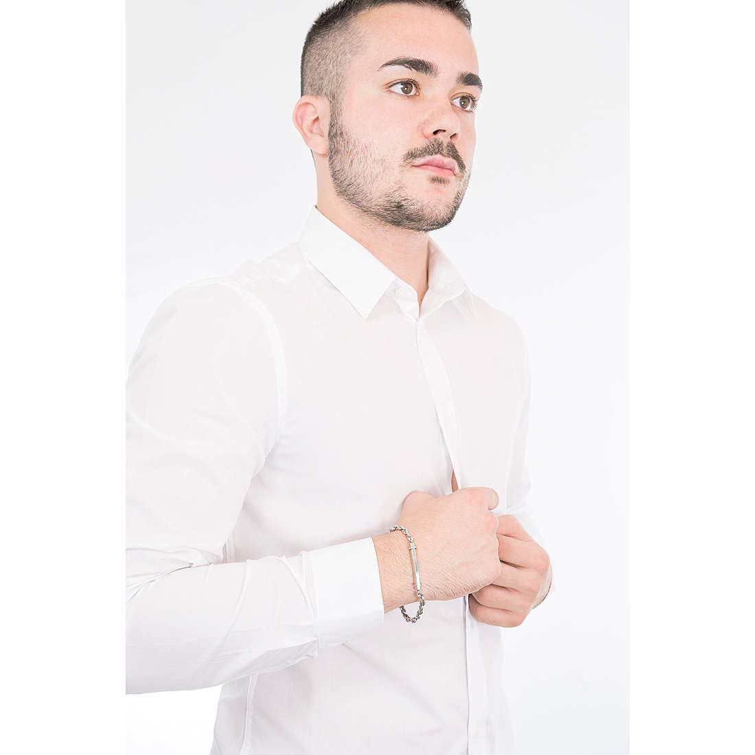 bracciale uomo gioielli 4US Cesare Paciotti Hexagon 4ubr3291