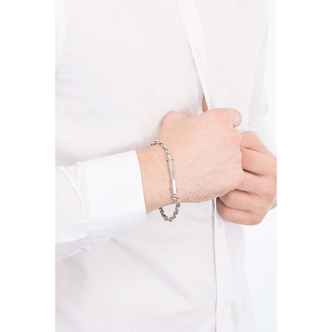 bracciale uomo gioielli 4US Cesare Paciotti Hexagon 4ubr3291