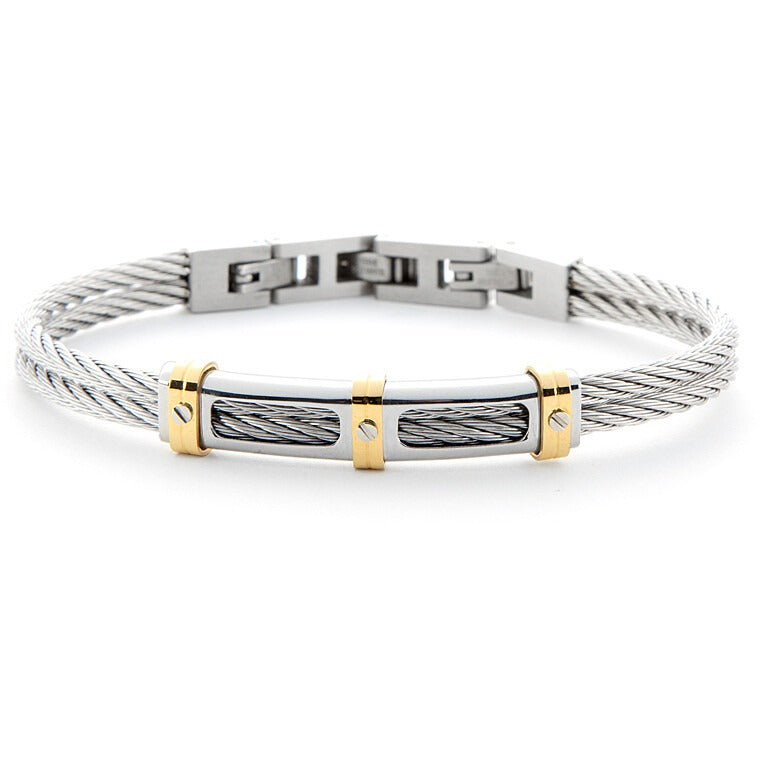 Bracciale uomo Cesare Paciotti gioielli 4US 4ubr6197 in acciaio