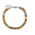 Bracciale uomo gioielli 4US Cesare Paciotti 4UBR6242 in acciaio e diaspro