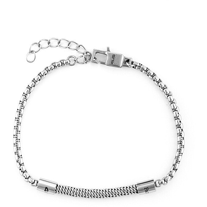 Bracciale uomo gioielli 4US Cesare Paciotti 4ubr6154 con funetta acciaio