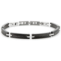 Bracciale uomo Cesare Paciotti gioielli 4US 4ubr6159 in acciaio colore nero