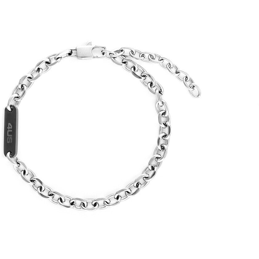 Bracciale uomo gioielli 4US Cesare Paciotti 4UBR6144 catena colore argento
