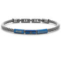 Herrenarmband Schmuck 4US Cesare Paciotti 4ubr6003 aus blauem Edelstahl