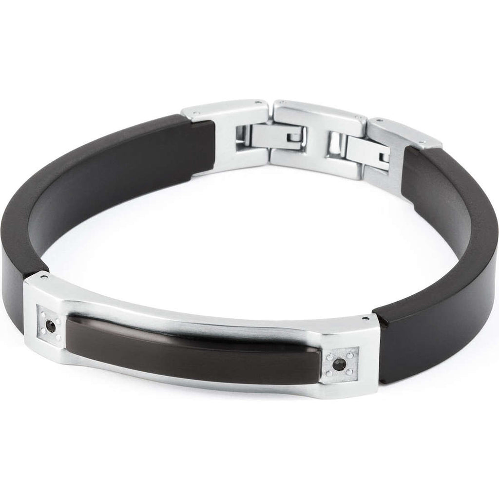bracciale uomo gioielli Sagapò Black&White sbw03