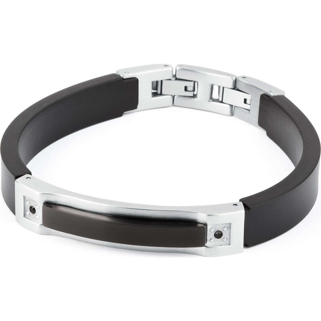 bracciale uomo gioielli Sagapò Black&White sbw03