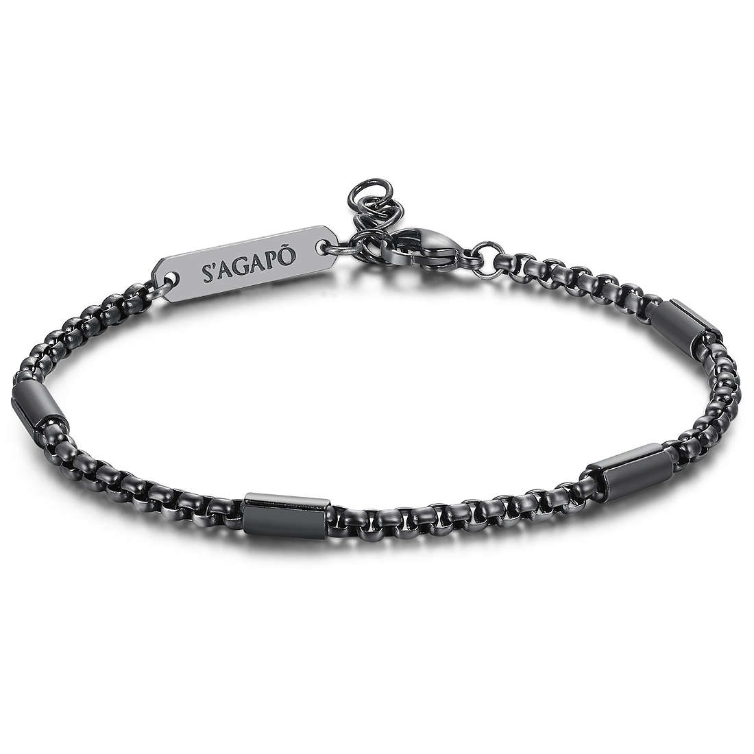 bracciale uomo gioielli Sagapò Ripple
