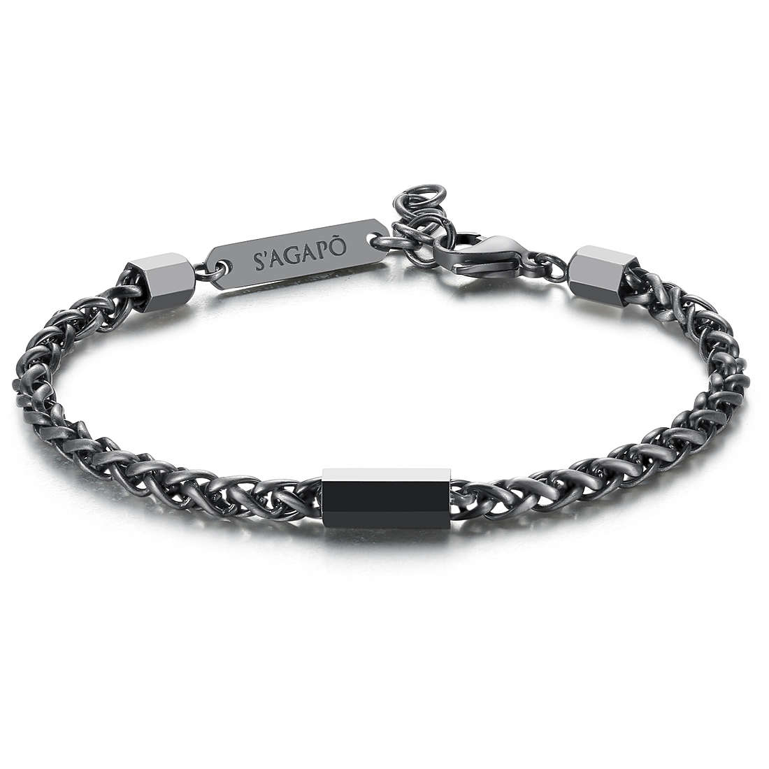 bracciale uomo gioielli Sagapò Ripple