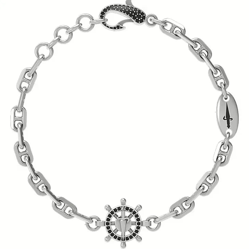 Bracciale Cesare Paciotti uomo timone JPBR5061B