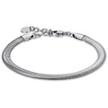 Luca Barra Herrenarmband Spring aus Stahl mit Schlangenkette BA1336