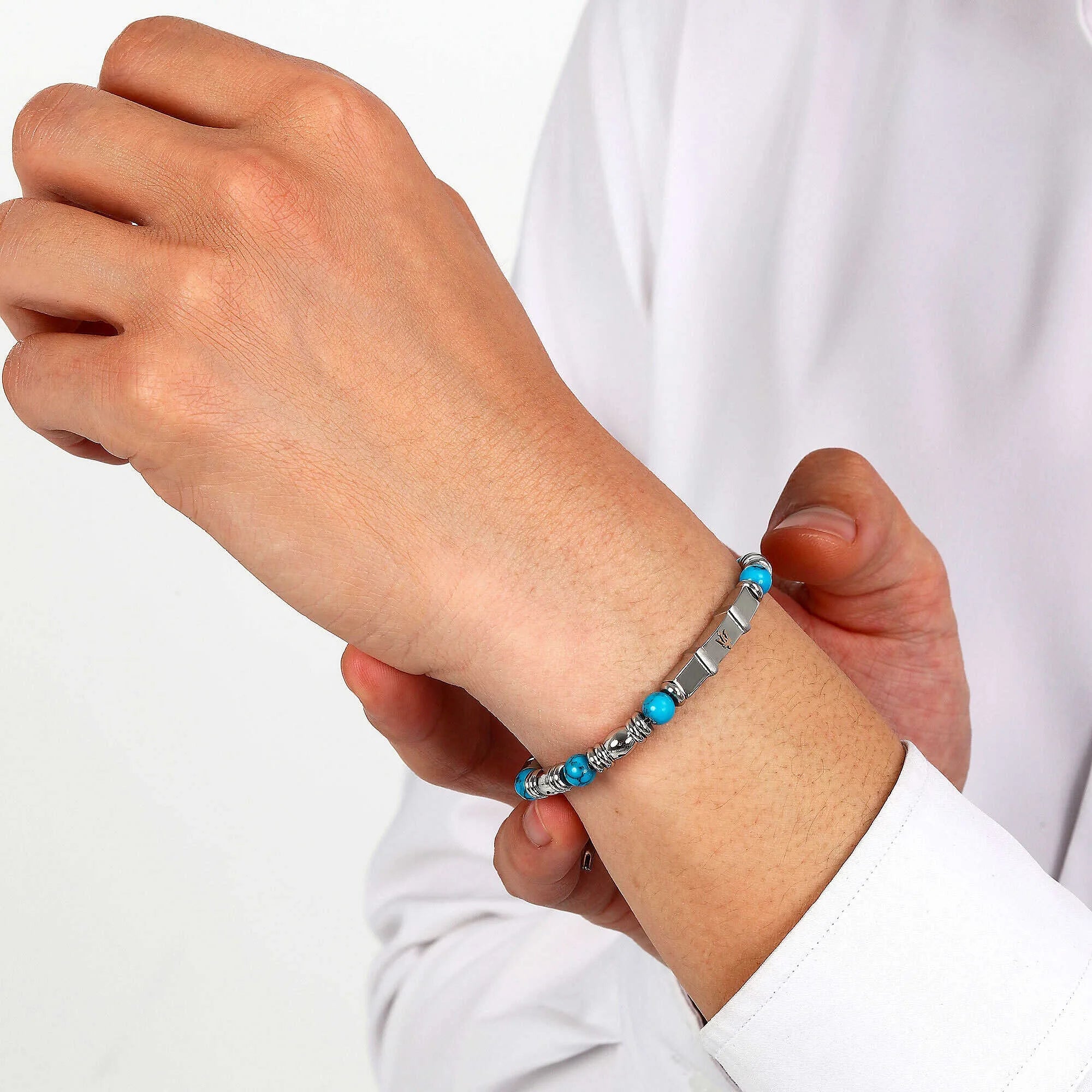 Bracciale uomo gioielli Maserati Iconic jm324avd44