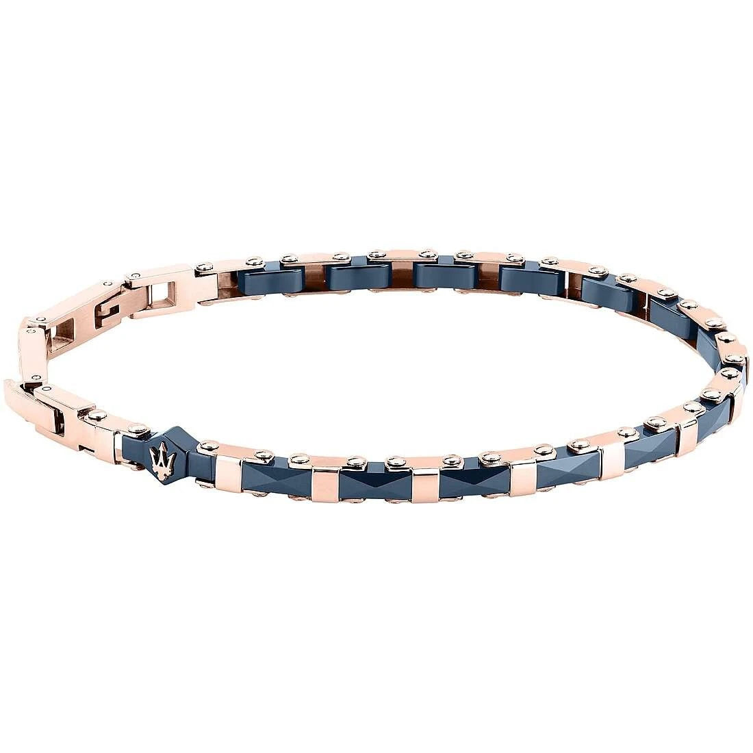 Bracciale uomo gioielli Maserati ceramica jm226atz85