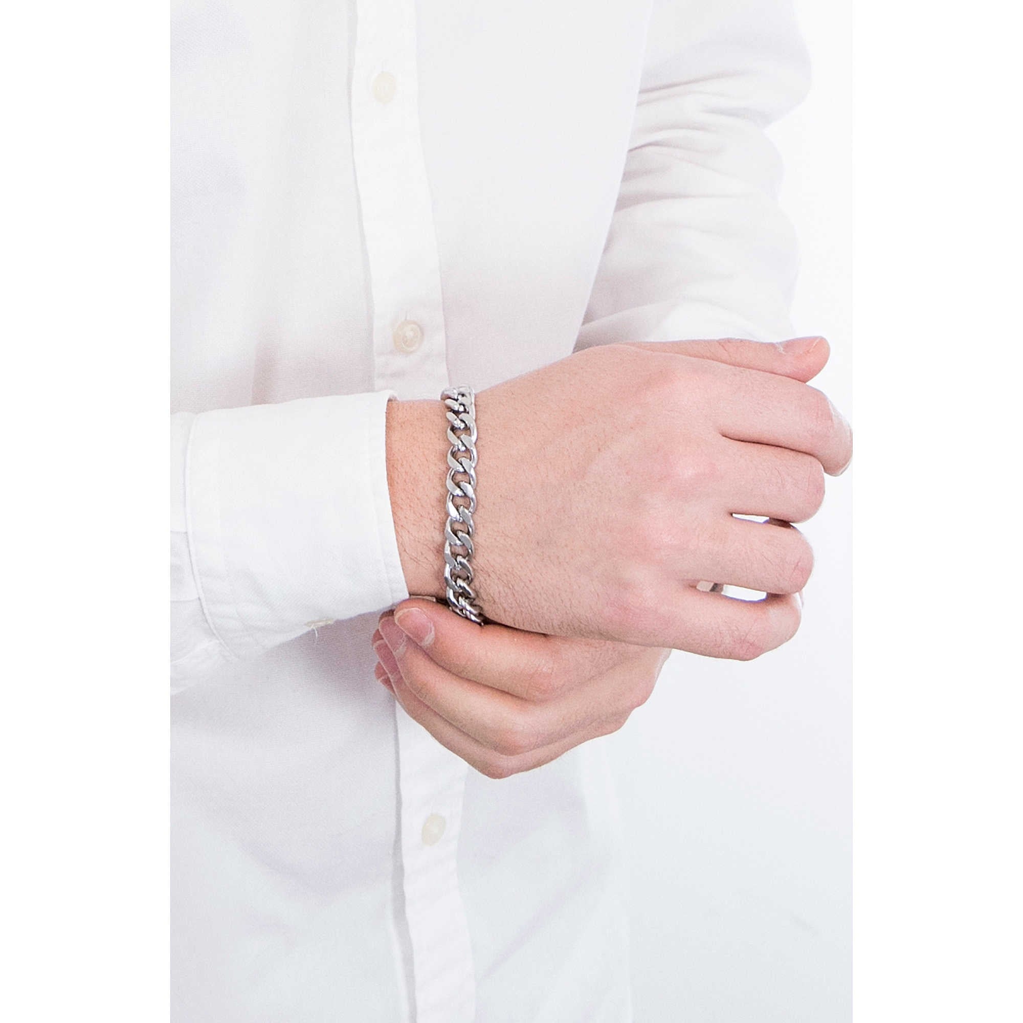 Bracciale uomo gioielli Sector Rude salv19 catena acciaio