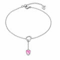 Bracciale sali e scendi con cuore by OGM Acciaio e Dorato 18KT