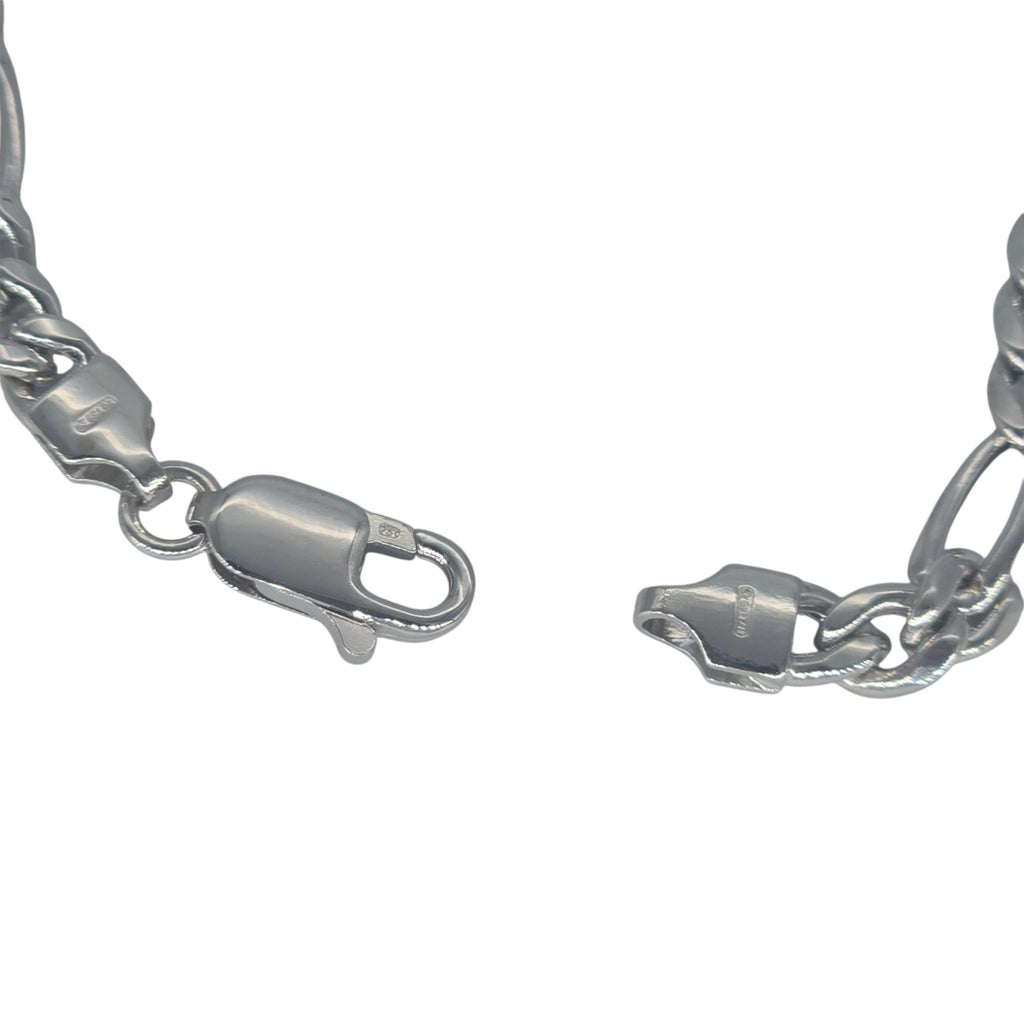 Bracciale Uomo Oro Bianco 18kt con Targa – 18 cm