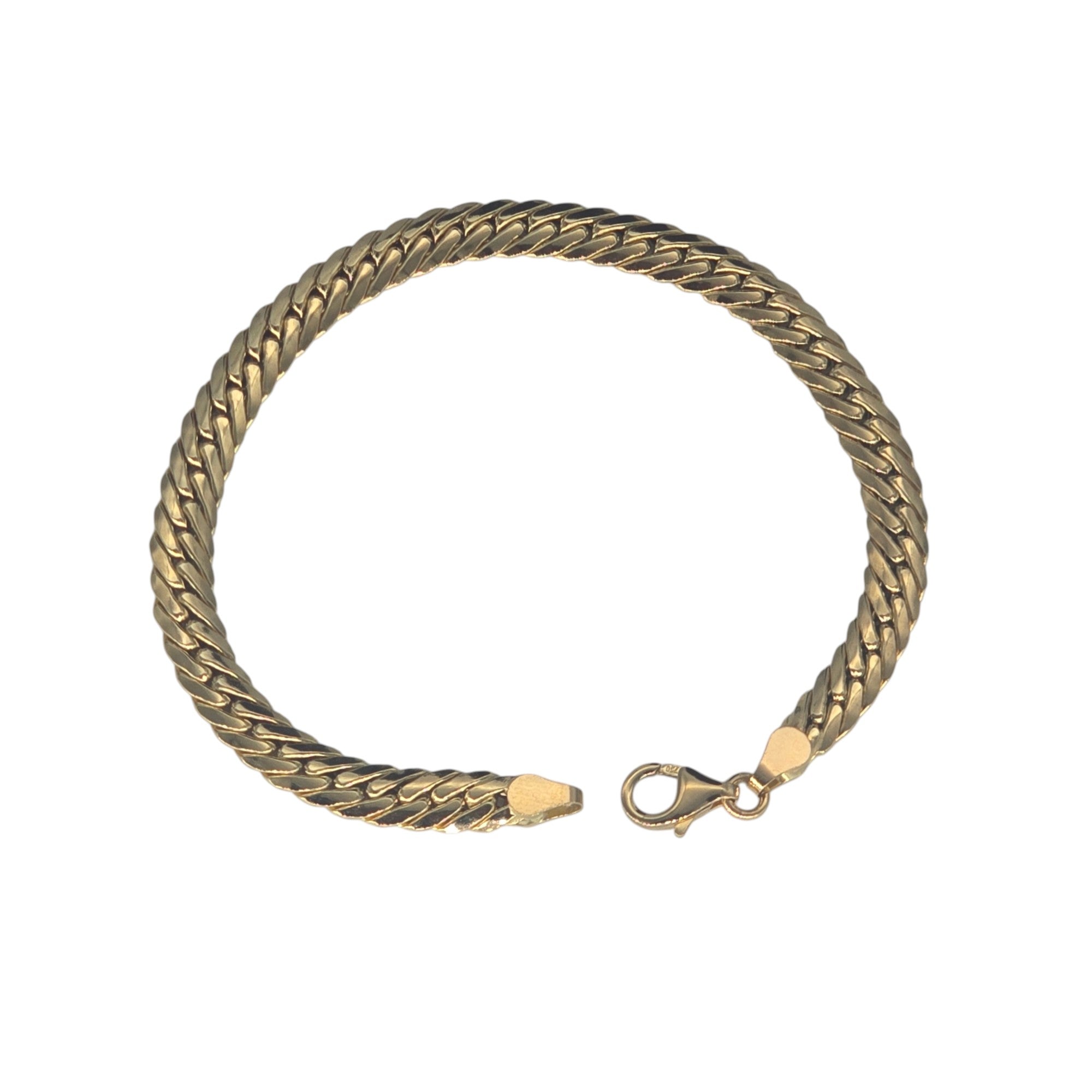 Bracciale Snake Unisex Oro Giallo 18kt – 19 cm