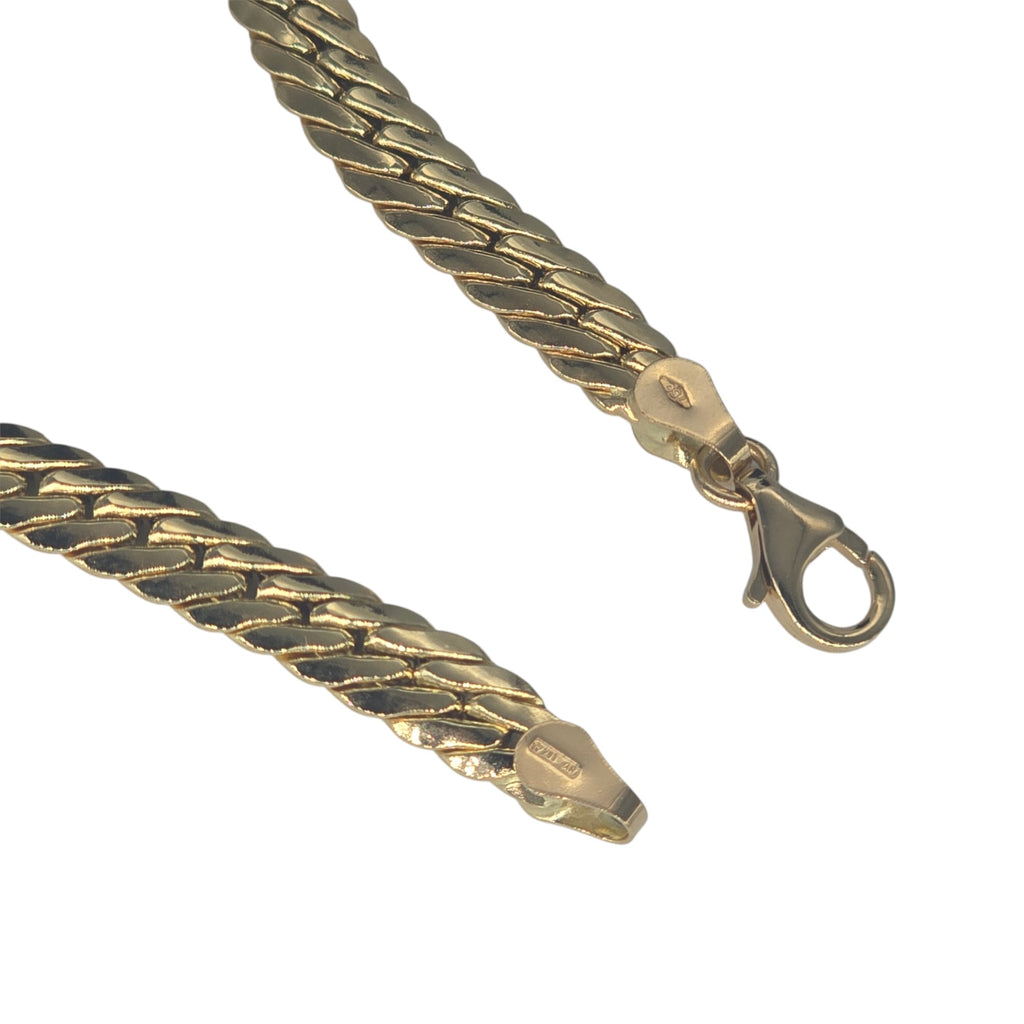 Bracciale Snake Unisex Oro Giallo 18kt – 19 cm