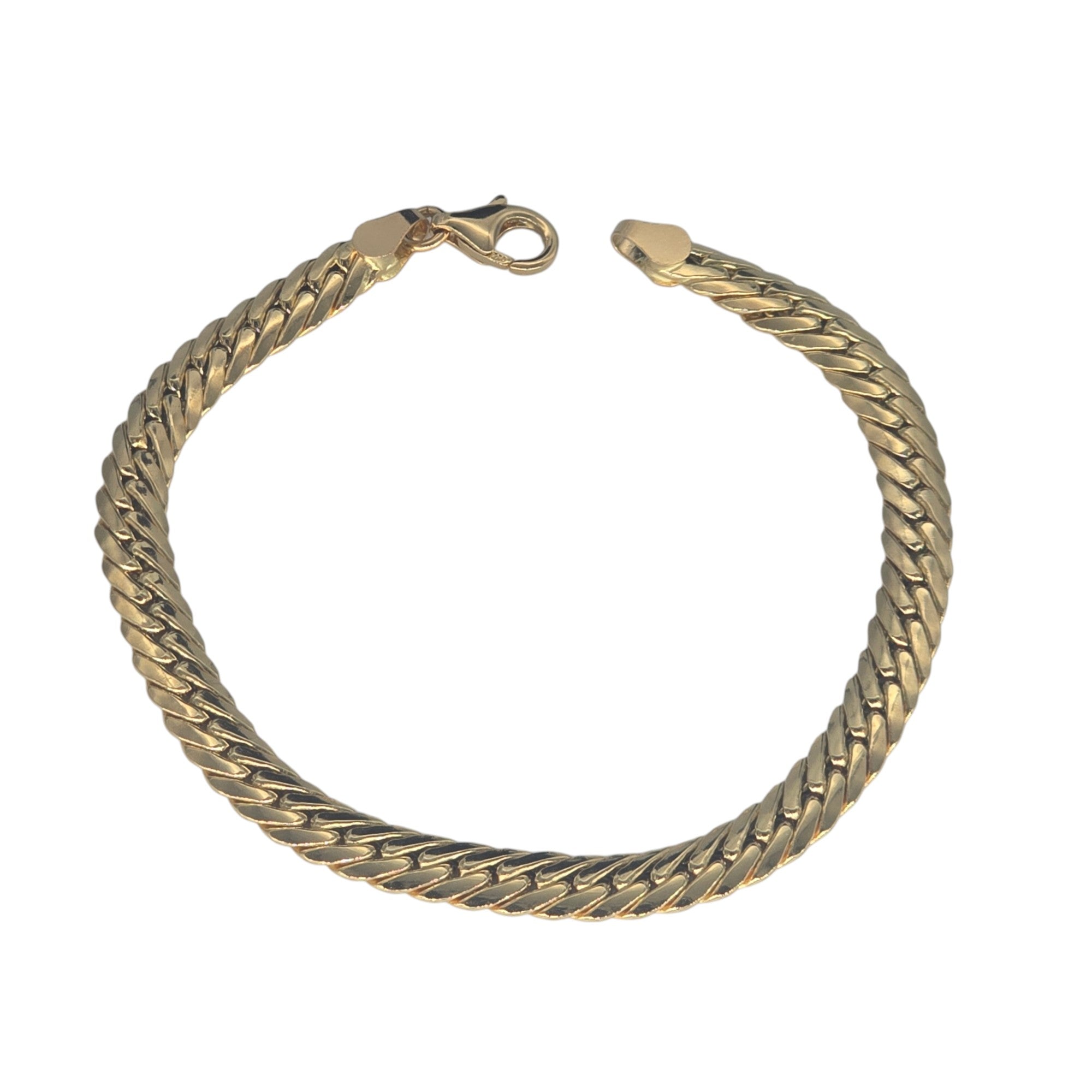 Bracciale Snake Unisex Oro Giallo 18kt – 19 cm