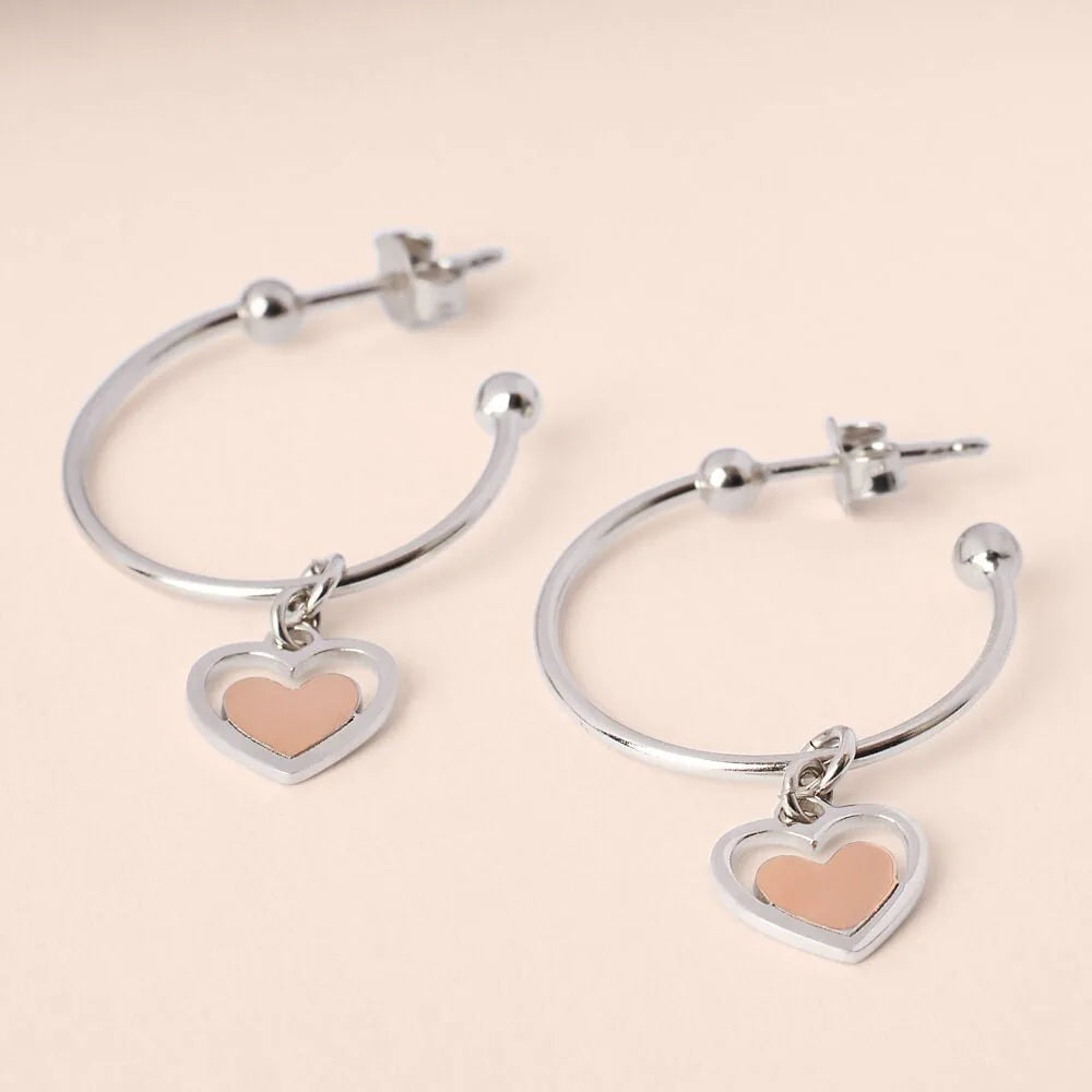 Orecchini donna in argento Stroili con pendente cuore