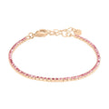 Bracciale Tennis donna Stroili in acciaio Rosa e Cristalli 1685830