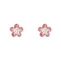 Orecchini lobo Stroili donna in ottone rosa e cristallo 1691850