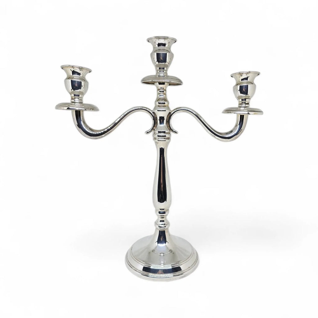 Candelabro in Argento 925 - Elegante Design per una Tavola Raffinata