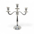 Candelabro in Argento 925 - Elegante Design per una Tavola Raffinata