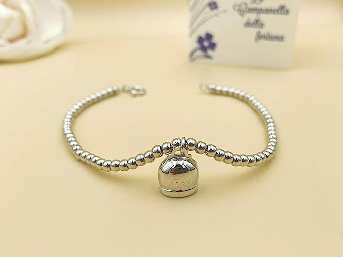 Armband "Campanella Capri" aus Silber mit glatten Kugeln