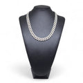 Collana in Acciaio Silver Maglia Cubana - Stile Rapper e Trapper